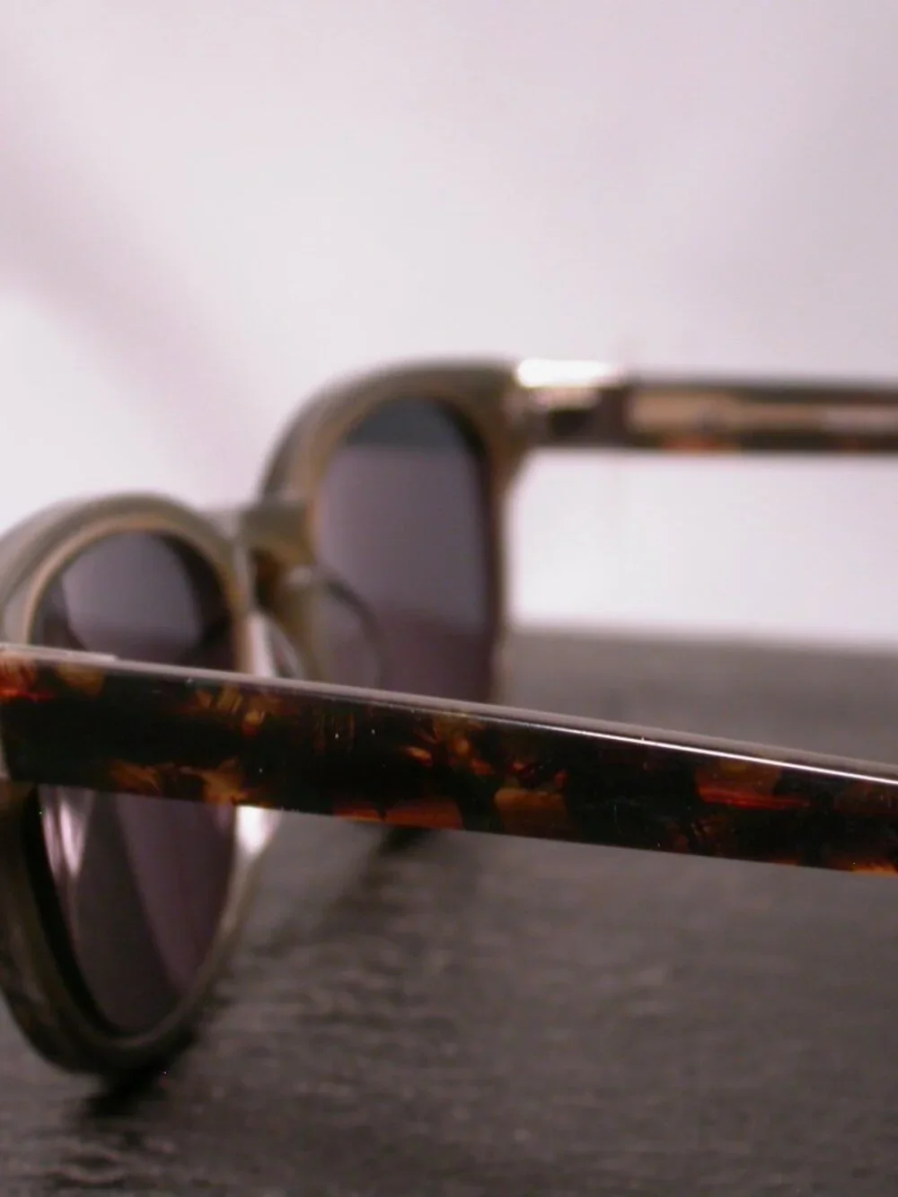 Seraphin Johnson Classic Tortoise Sunglasses Made in Japan   FRAME ONLY